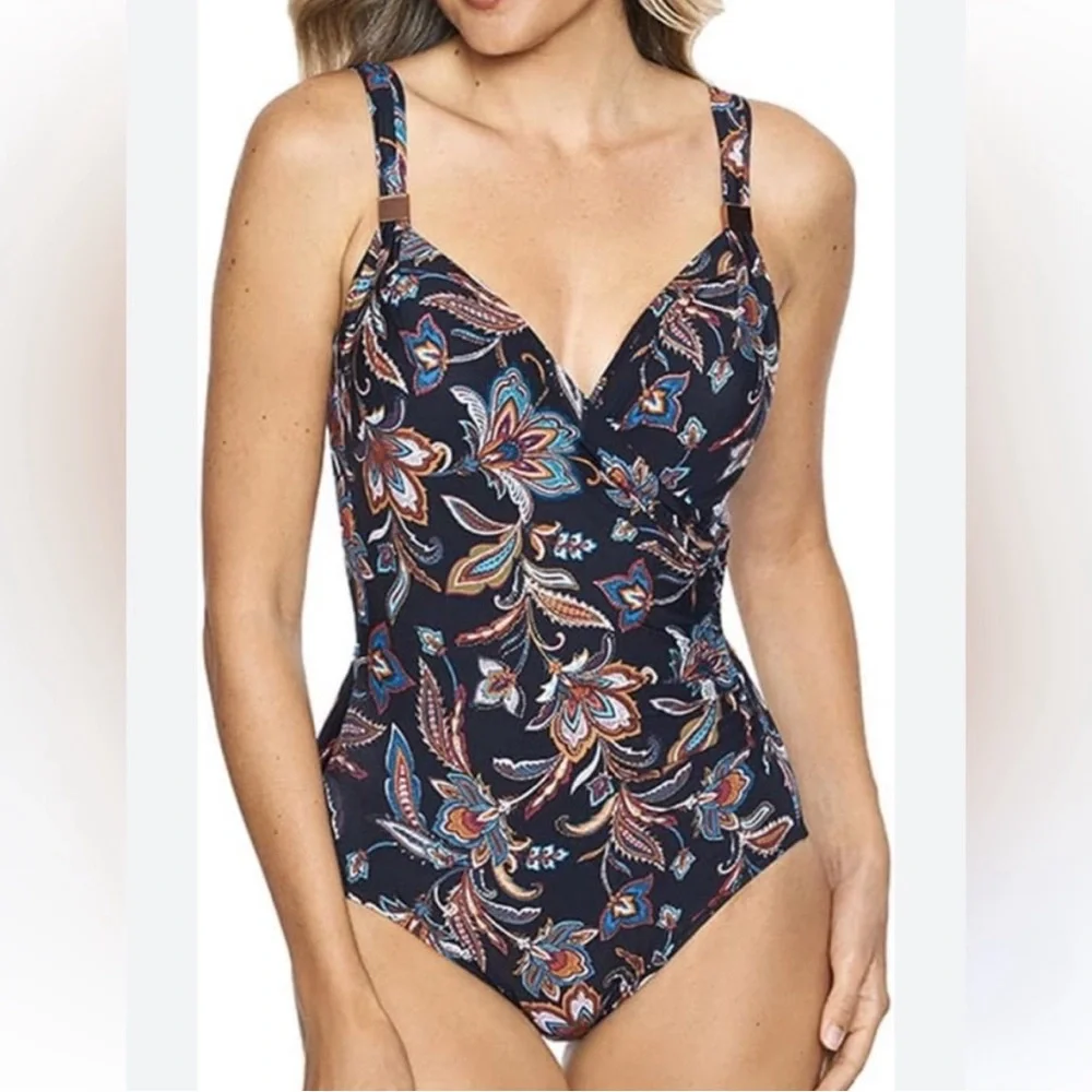 Miraclesuit Scotch Floral Siren One Piece Swimsuit - Picture 1 of 7